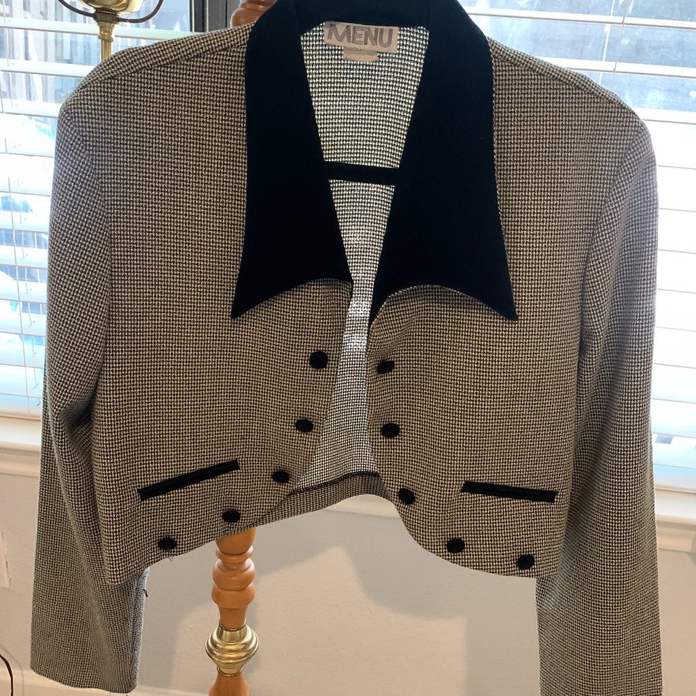 Vintage Cropped Blazer